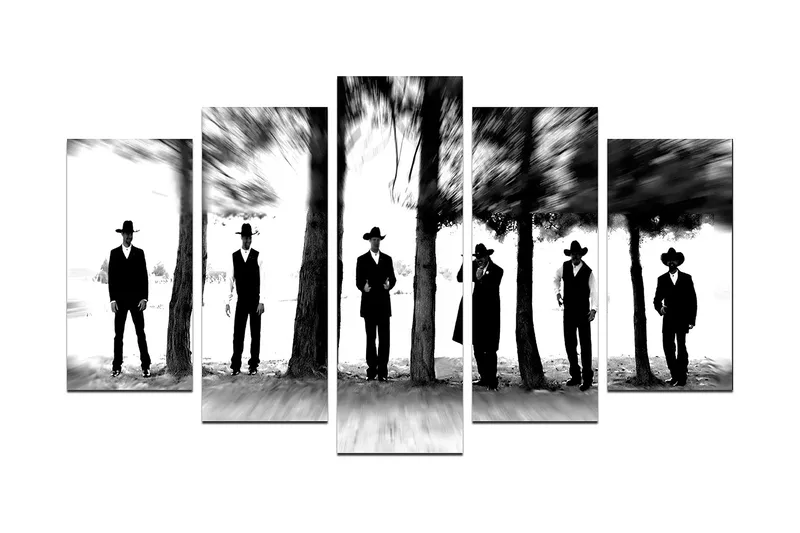 Koristeellinen MDF-maalaus 5-os 20x60 cm, Monivärinen