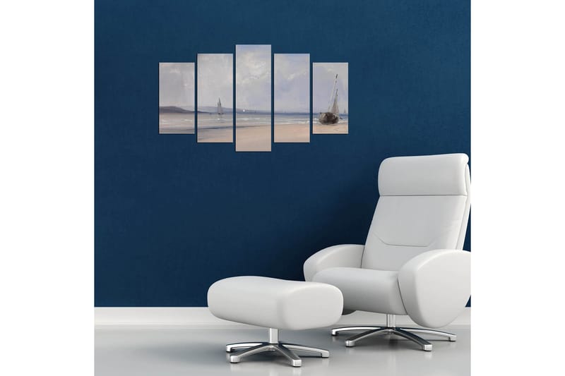 Koristeellinen MDF-maalaus 5-os 20x60 cm - Monivärinen - Sisustustuotteet - Taulu & taide - Canvas-taulu