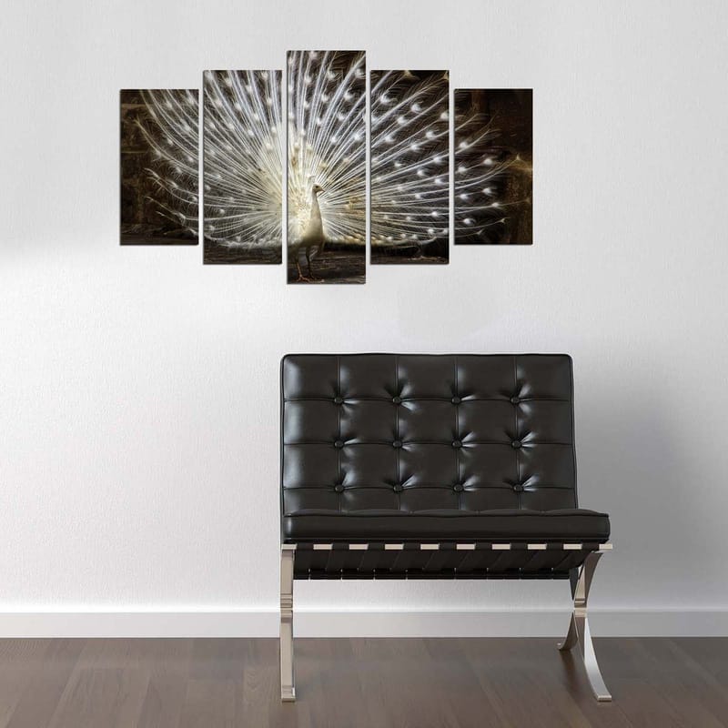 Koristeellinen MDF-maalaus 5-os 20x60 cm - Monivärinen - Sisustustuotteet - Taulu & taide - Canvas-taulu
