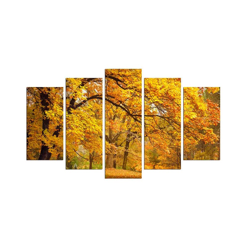 Koristeellinen MDF-maalaus 5-os 20x60 cm - Monivärinen - Sisustustuotteet - Taulu & taide - Canvas-taulu