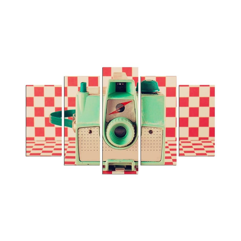 Koristeellinen MDF-maalaus 5-os 20x60 cm, Monivärinen