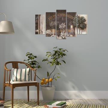 Koristeellinen MDF-maalaus 5-os 20x60 cm - Monivärinen - Sisustustuotteet - Taulu & taide - Canvas-taulu