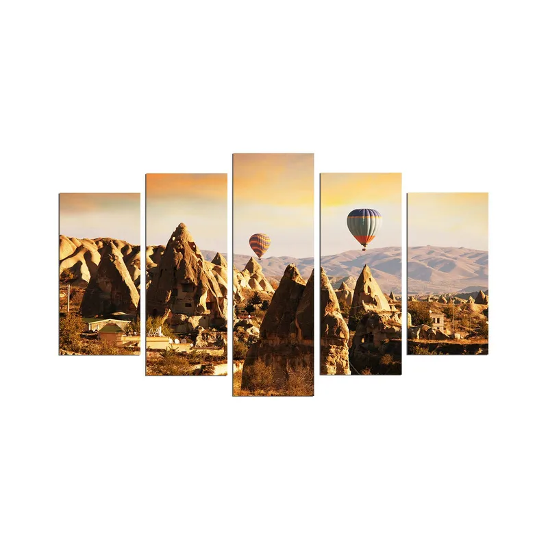 Koristeellinen MDF-maalaus 5-os 20x60 cm, Monivärinen