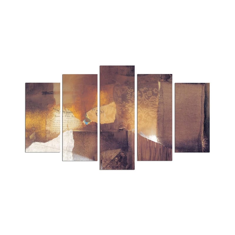 Koristeellinen MDF-maalaus 5-os 20x60 cm, Monivärinen