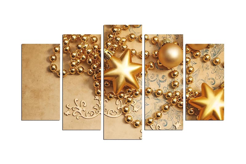 Koristeellinen MDF-maalaus 5-os 20x60 cm, Monivärinen