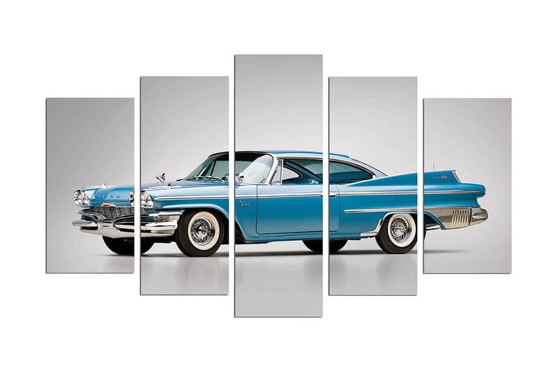 Koristeellinen MDF-maalaus 5-os 20x60 cm, Monivärinen