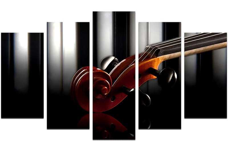 Koristeellinen MDF-maalaus 5-os 20x60 cm - Monivärinen - Sisustustuotteet - Taulu & taide - Canvas-taulu