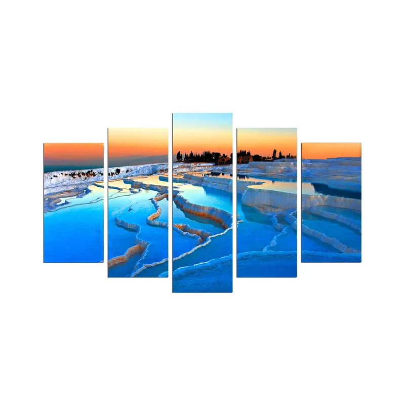 Koristeellinen MDF-maalaus 5-os 20x60 cm, Monivärinen