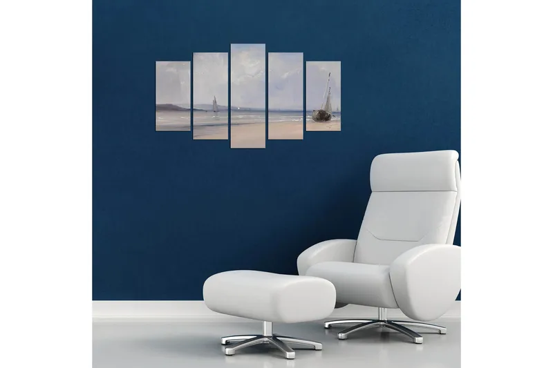 Koristeellinen MDF-maalaus 5-os 20x60 cm - Monivärinen - Sisustustuotteet - Taulu & taide - Canvas-taulu