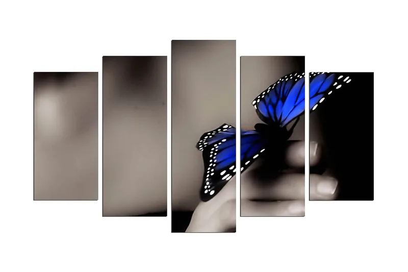 Koristeellinen MDF-maalaus 5-os 20x60 cm, Monivärinen