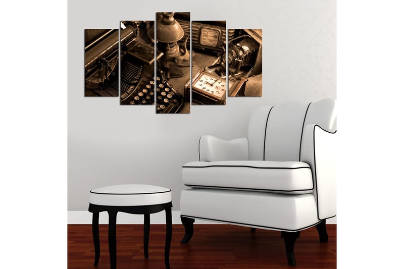 Koristeellinen MDF-maalaus 5-os 20x60 cm - Monivärinen - Sisustustuotteet - Taulu & taide - Canvas-taulu