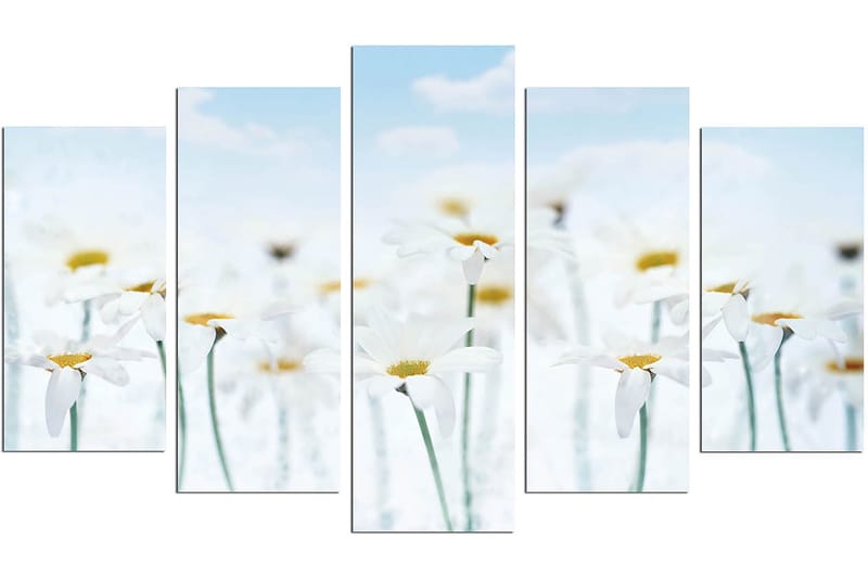 Koristeellinen MDF-maalaus 5-os 20x60 cm - Monivärinen - Sisustustuotteet - Taulu & taide - Canvas-taulu