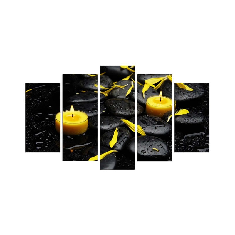 Koristeellinen MDF-maalaus 5-os 20x60 cm, Monivärinen