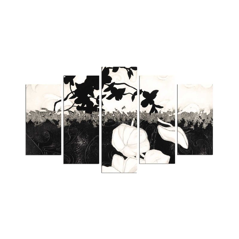 Koristeellinen MDF-maalaus 5-os 20x60 cm, Monivärinen