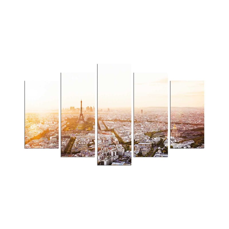 Koristeellinen MDF-maalaus 5-os 20x60 cm, Monivärinen