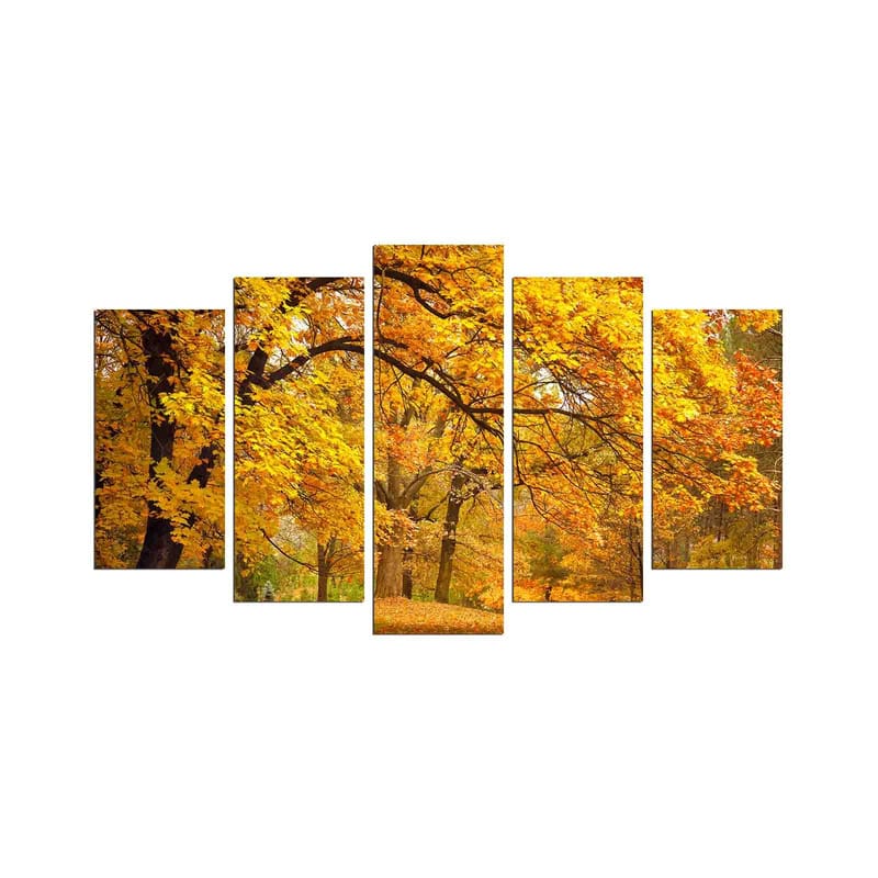 Koristeellinen MDF-maalaus 5-os 20x60 cm, Monivärinen