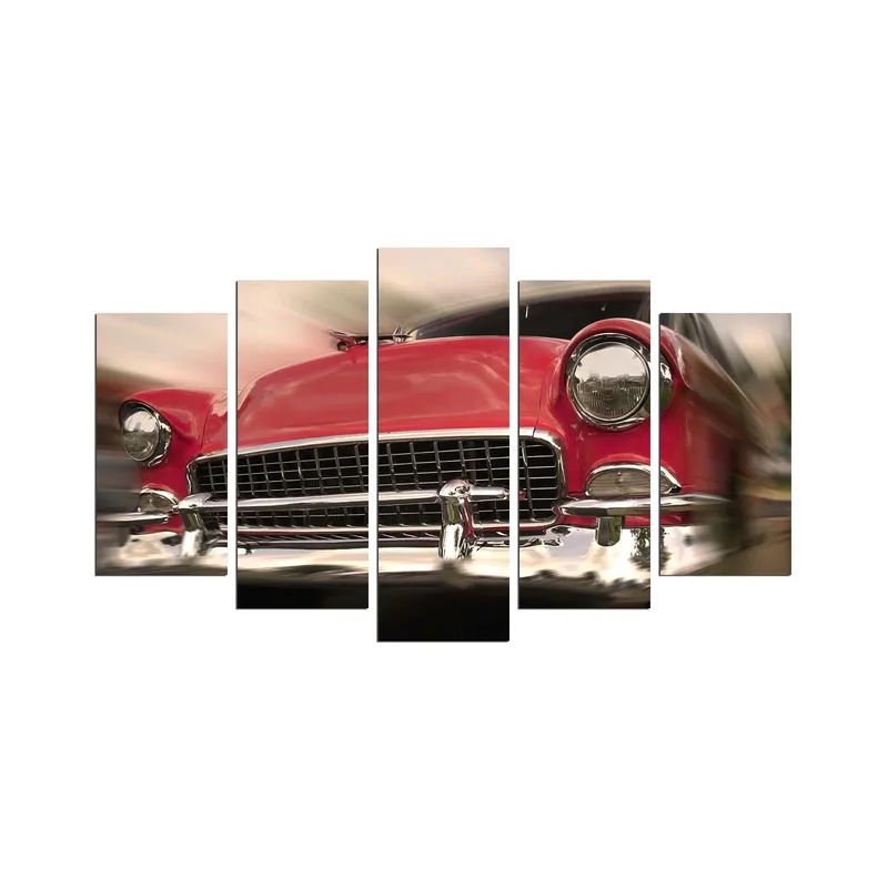 Koristeellinen MDF-maalaus 5-os 20x60 cm, Monivärinen