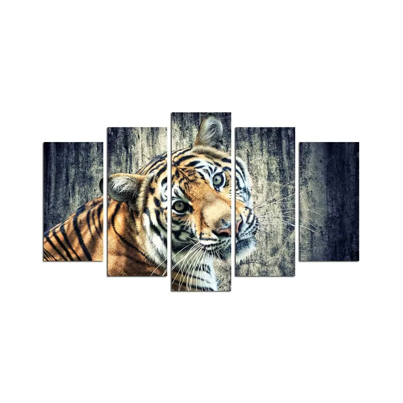 Koristeellinen MDF-maalaus 5-os 20x60 cm, Monivärinen