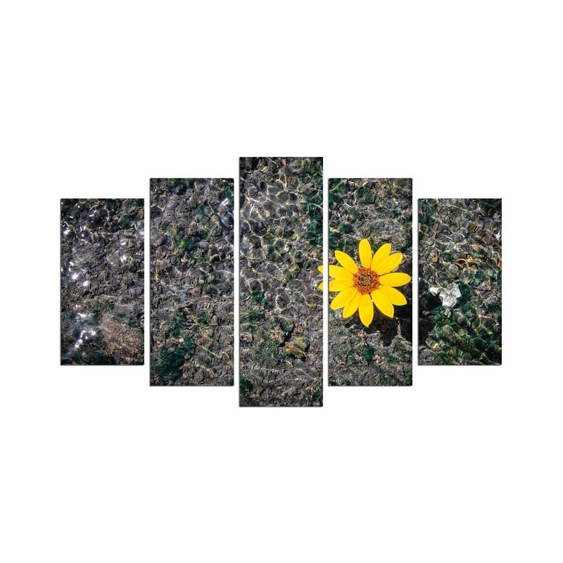 Koristeellinen MDF-maalaus 5-os 20x60 cm, Monivärinen