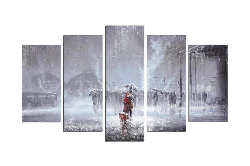 Koristeellinen MDF-maalaus 5-os 20x60 cm, Monivärinen