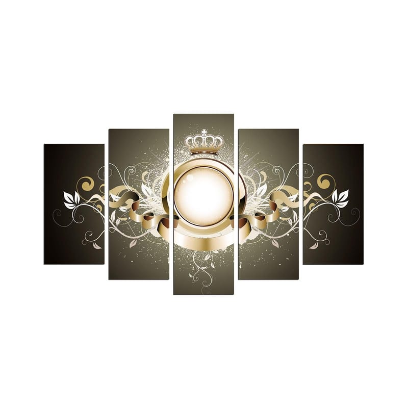 Koristeellinen MDF-maalaus 5-os 20x60 cm, Monivärinen