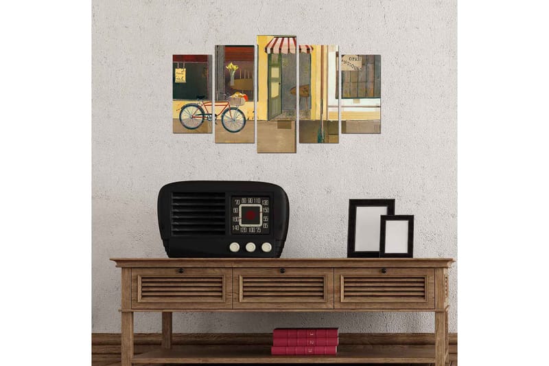 Koristeellinen MDF-maalaus 5-os 20x60 cm - Monivärinen - Sisustustuotteet - Taulu & taide - Canvas-taulu