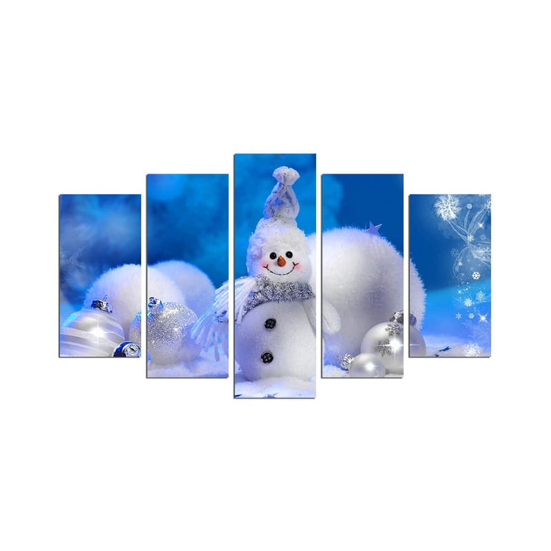 Koristeellinen MDF-maalaus 5-os 20x60 cm, Monivärinen