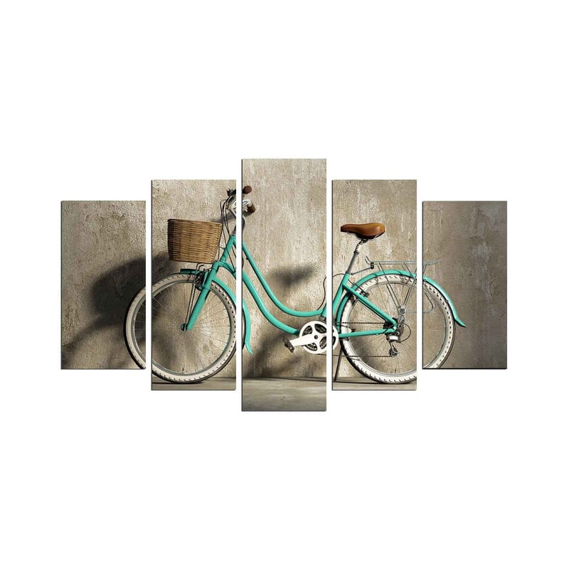 Koristeellinen MDF-maalaus 5-os 20x60 cm, Monivärinen