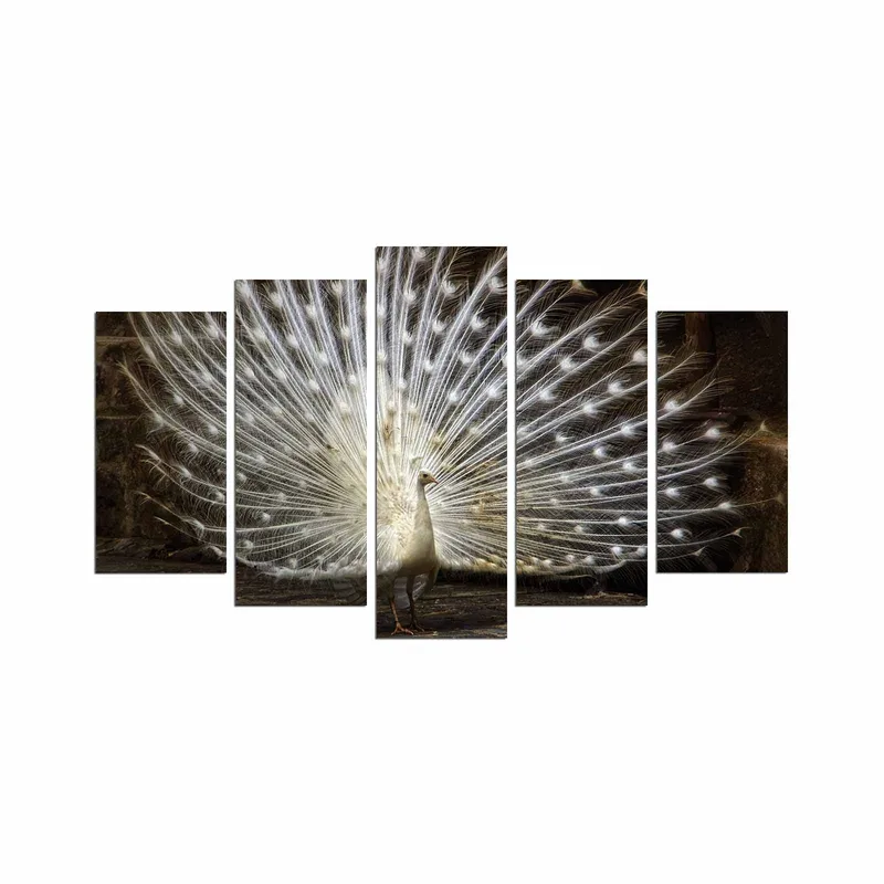 Koristeellinen MDF-maalaus 5-os 20x60 cm - Monivärinen - Sisustustuotteet - Taulu & taide - Canvas-taulu