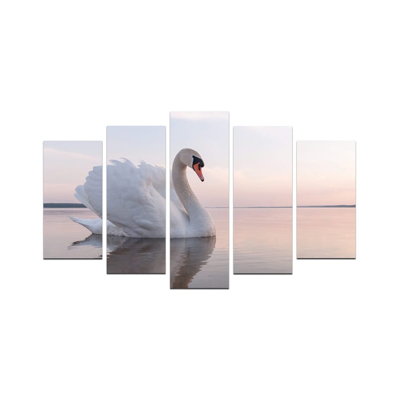 Koristeellinen MDF-maalaus 5-os 20x60 cm, Monivärinen