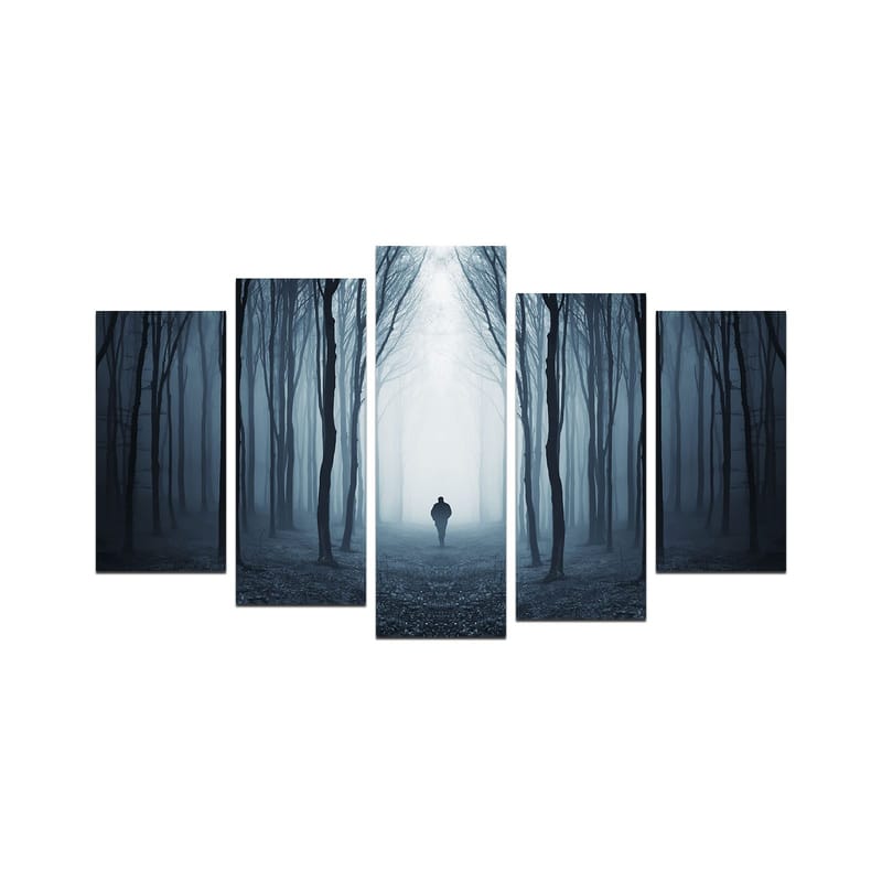 Koristeellinen MDF-maalaus 5-os 20x60 cm, Monivärinen