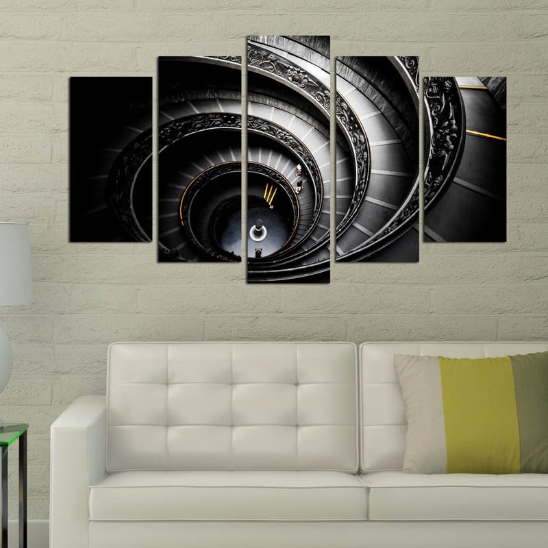 Koristeellinen MDF-maalaus 5-os 20x60 cm - Monivärinen - Sisustustuotteet - Taulu & taide - Canvas-taulu