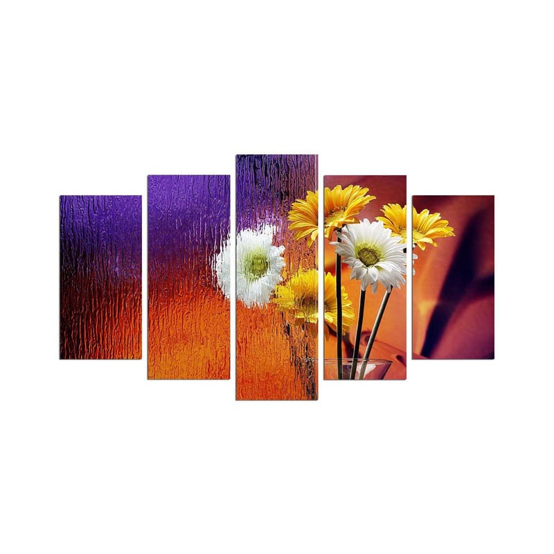 Koristeellinen MDF-maalaus 5-os 20x60 cm, Monivärinen