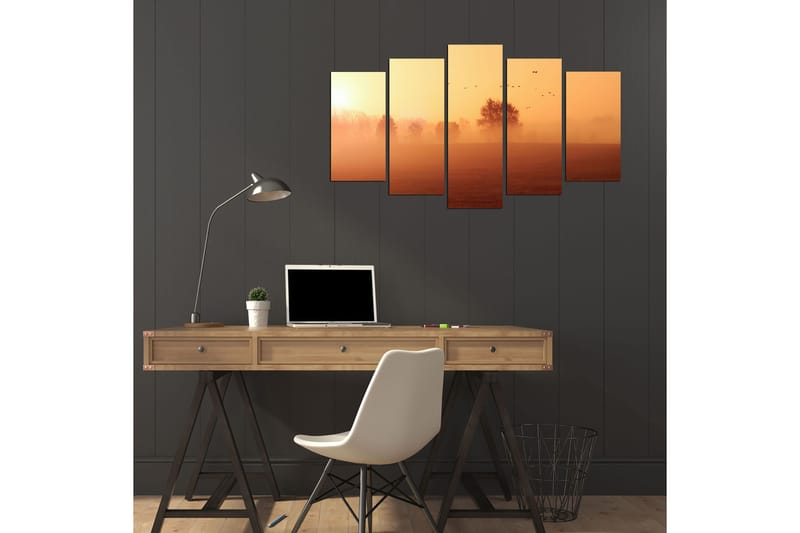 Koristeellinen MDF-maalaus 5-os 20x60 cm - Monivärinen - Sisustustuotteet - Taulu & taide - Canvas-taulu