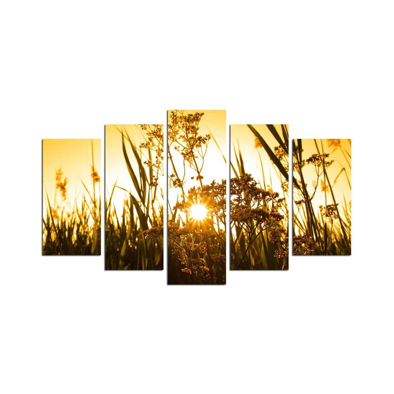 Koristeellinen MDF-maalaus 5-os 20x60 cm, Monivärinen