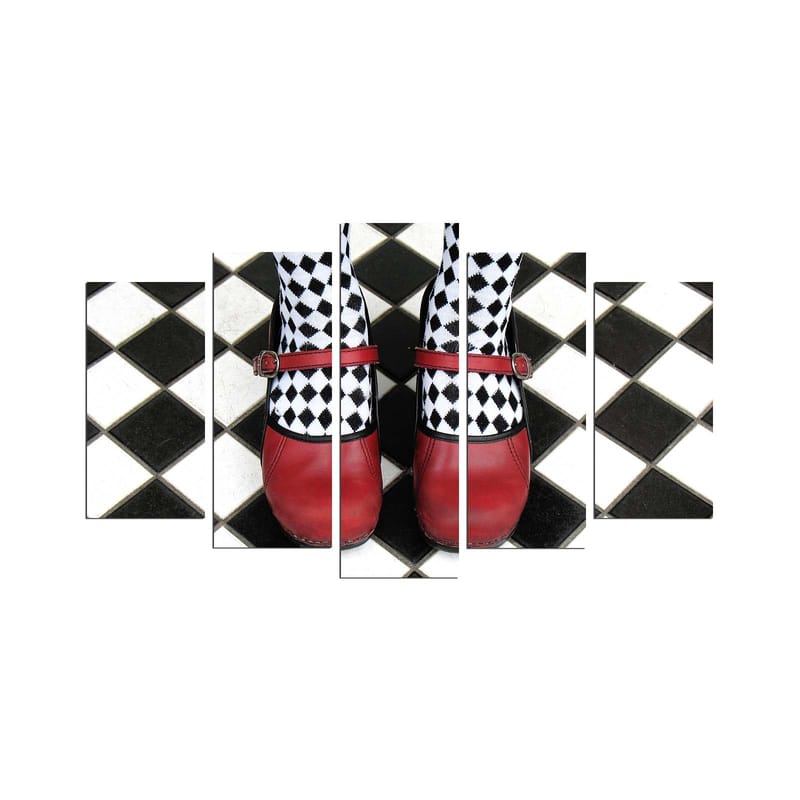 Koristeellinen MDF-maalaus 5-os 20x60 cm, Monivärinen