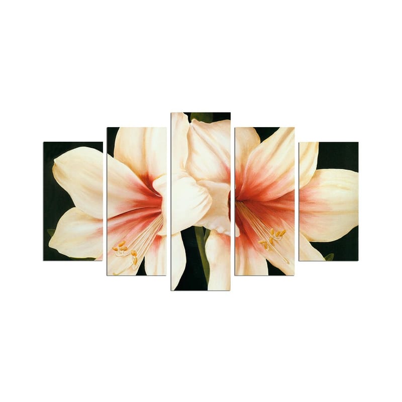 Koristeellinen MDF-maalaus 5-os 20x60 cm, Monivärinen