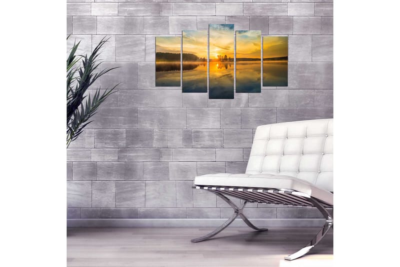 Koristeellinen MDF-maalaus 5-os 20x60 cm - Monivärinen - Sisustustuotteet - Taulu & taide - Canvas-taulu