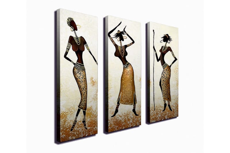 Seinäkoriste Canvas Maalaus 3 osaa, undefined