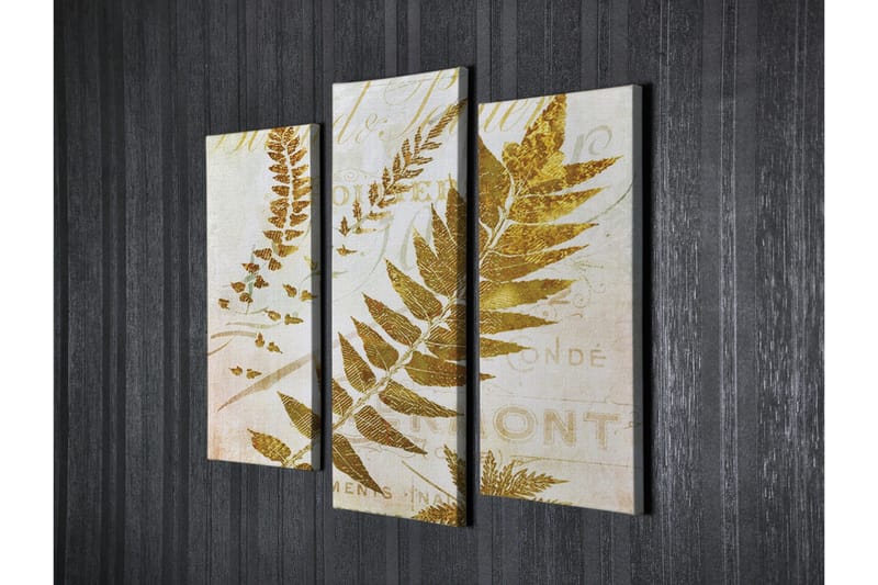 Seinäkoriste Canvas Maalaus 3 osaa - Sisustustuotteet - Taulu & taide - Canvas-taulu