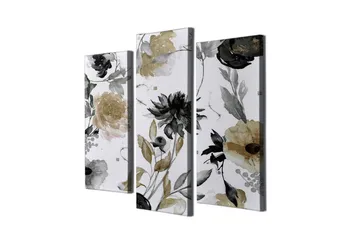 Seinäkoriste Canvas Maalaus 3 osaa - Sisustustuotteet - Taulu & taide - Canvas-taulu