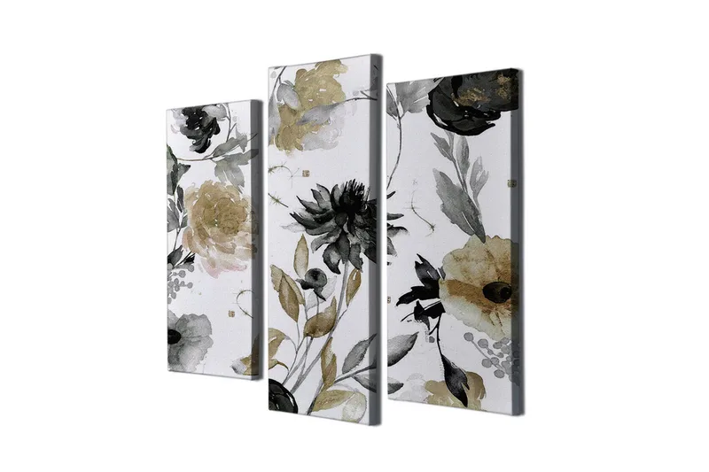Seinäkoriste Canvas Maalaus 3 osaa, undefined