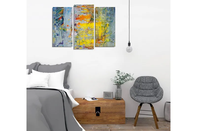 Seinäkoriste Canvas Maalaus 3 osaa - Sisustustuotteet - Taulu & taide - Canvas-taulu