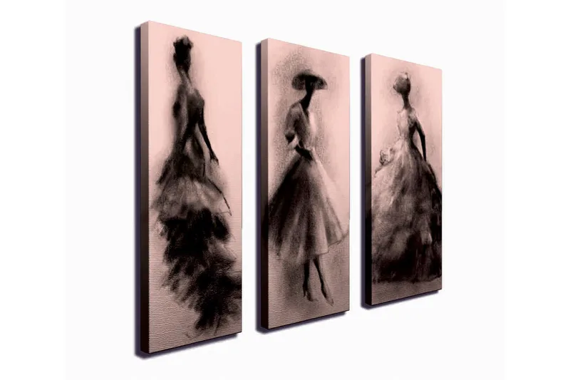 Seinäkoriste Canvas Maalaus 3 osaa, undefined