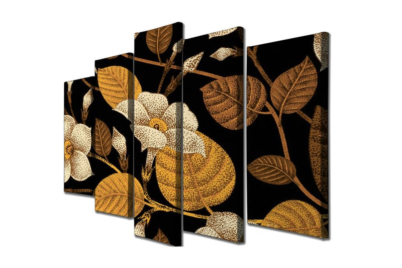 Seinäkoriste Canvas Maalaus 5 osaa - Sisustustuotteet - Taulu & taide - Canvas-taulu