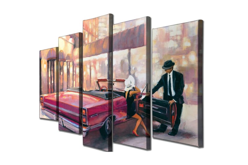 Seinäkoriste Canvas Maalaus 5 osaa, undefined