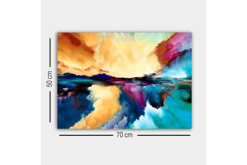 Seinäkoriste Canvas Maalaus - 70x50 cm - Sisustustuotteet - Taulu & taide - Canvas-taulu