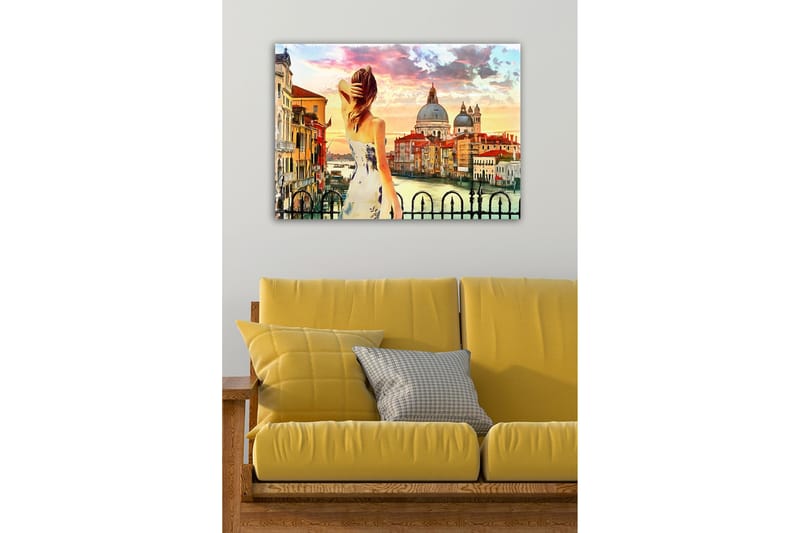 Seinäkoriste Canvas Maalaus - 70x50 cm - Sisustustuotteet - Taulu & taide - Canvas-taulu
