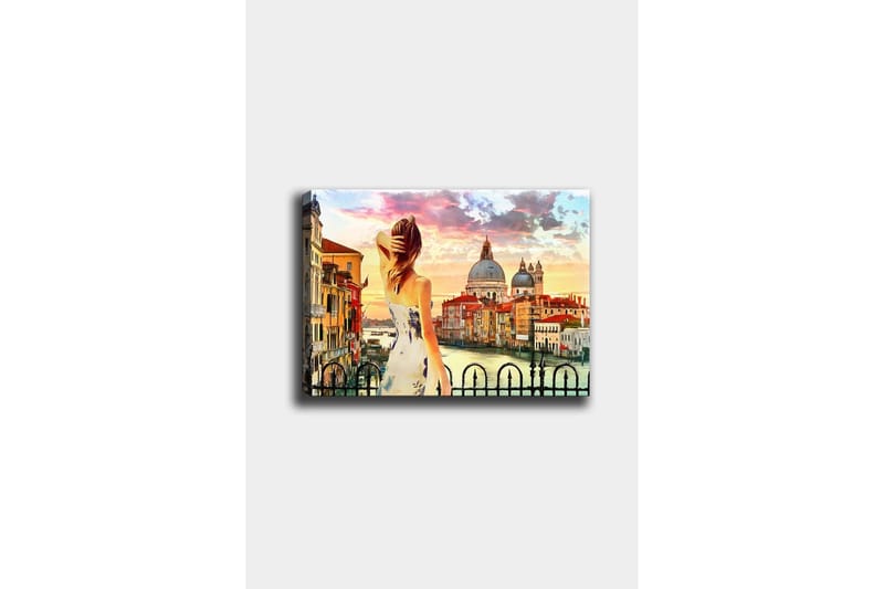 Seinäkoriste Canvas Maalaus - 70x50 cm - Sisustustuotteet - Taulu & taide - Canvas-taulu