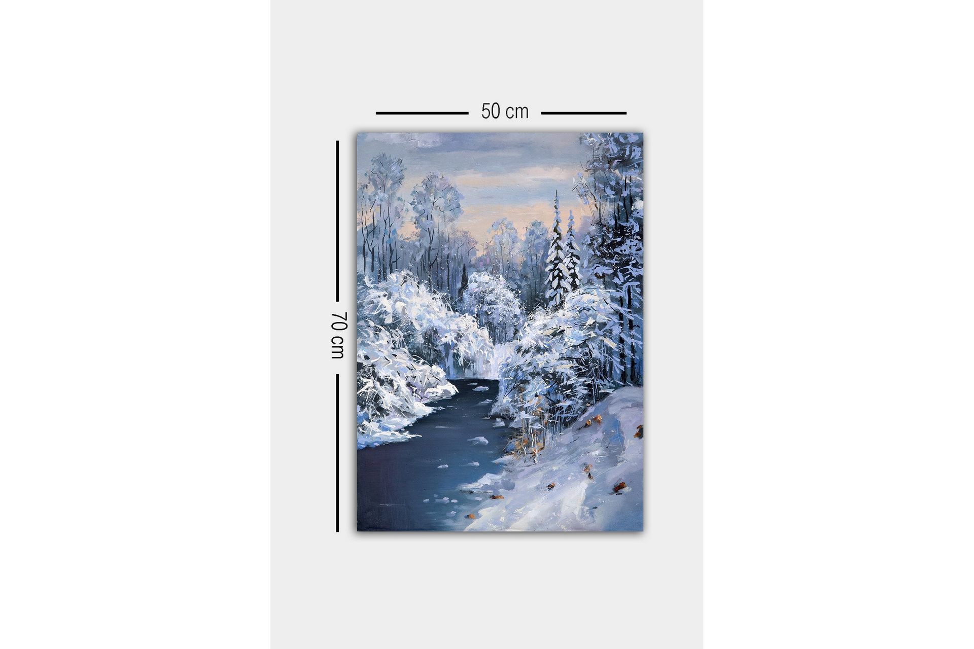 Seinäkoriste Canvas Maalaus - Sisustustuotteet - Taulu & taide - Canvas-taulu